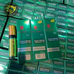 Dầu gió xanh Mỹ Eagle Brand Medicated Oil 24ml (Lốc 12 Chai)