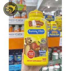 KẸO DẺO BỔ SUNG VITAMIN GẤU GUMMY BEAR L'IL CRITTERS LỌ 300 VIÊN