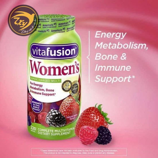 Kẹo dẻo bổ sung vitamin cho nữ VITAFUTION WOMEN'S MULTIVITAMIN