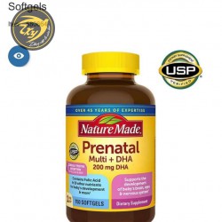 HUỐC BỔ BẦU PRENATAL MULTI + DHA CỦA MỸ 150 Viên