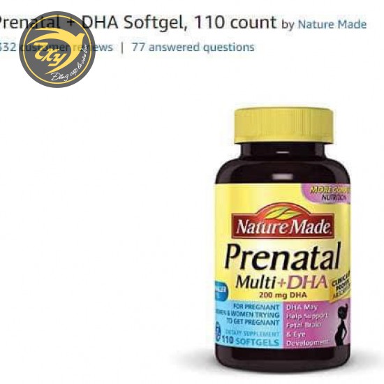 Thuốc bổ cho bà bầu Prenatal Multi  DHA