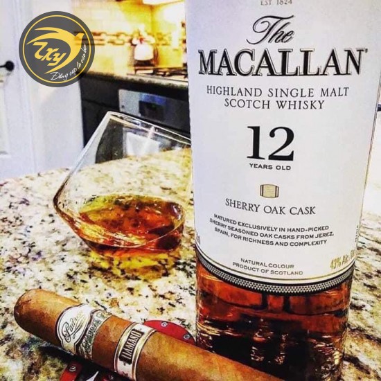 Rượu The Macallan Sherry Oak 12 Years Old