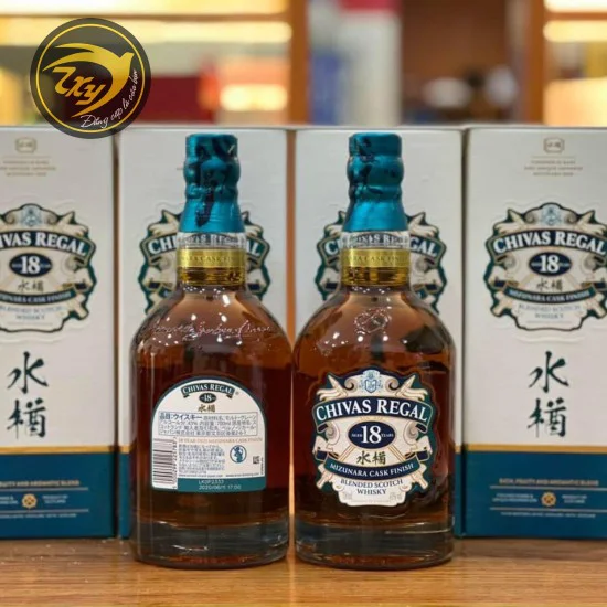 Rượu Chivas Regal 18 Year Old Mizunara Cask Finish Rượu Chivas Regal 18 Year Old Mizunara Cask Finish